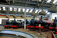 A general view inside Barrow Hill Roundhouse Museum seen on 16.7.23