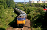 GBRf Beacon Rail blue No 60026 Helvellyn at Simonside on the Tyne Dock freight only line with the plant behind 2.6.25 with 6N86 0909 Tyne Coal Terminal Gbrf to Lynemouth Power Stn (Gbrf) loaded Biomas
