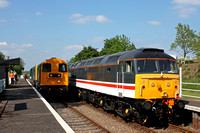 47828 in IC livery at East Leake