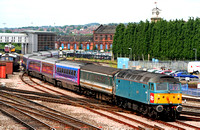 47853 departs Derby Station on 19.6.07 with 5Z71 14.00 Bombardier Derby - Laira refurbished stock move, running around three hours late